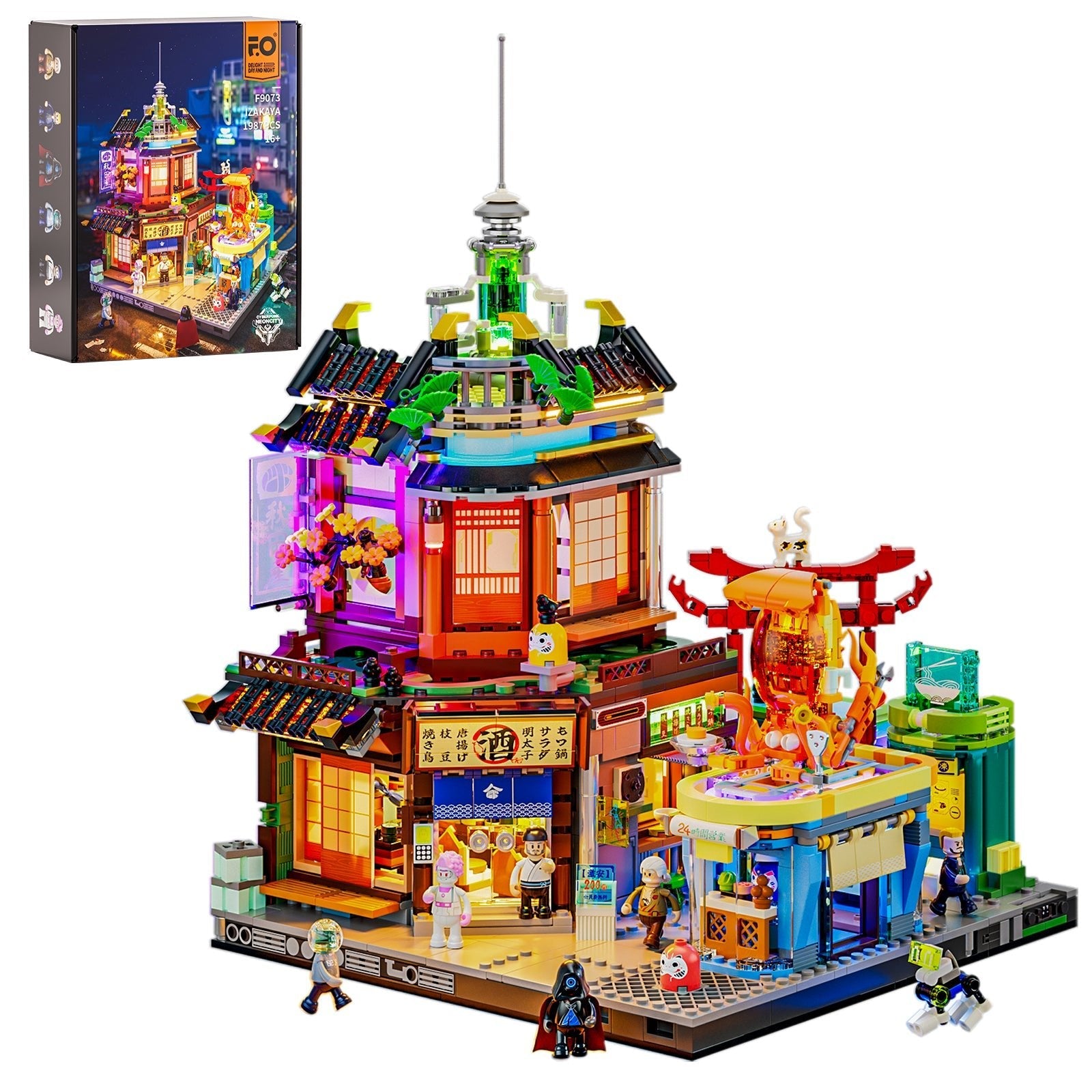 Lumibricks Izakaya 1987PCS - Building Block Toy - USA(Ship to USA)