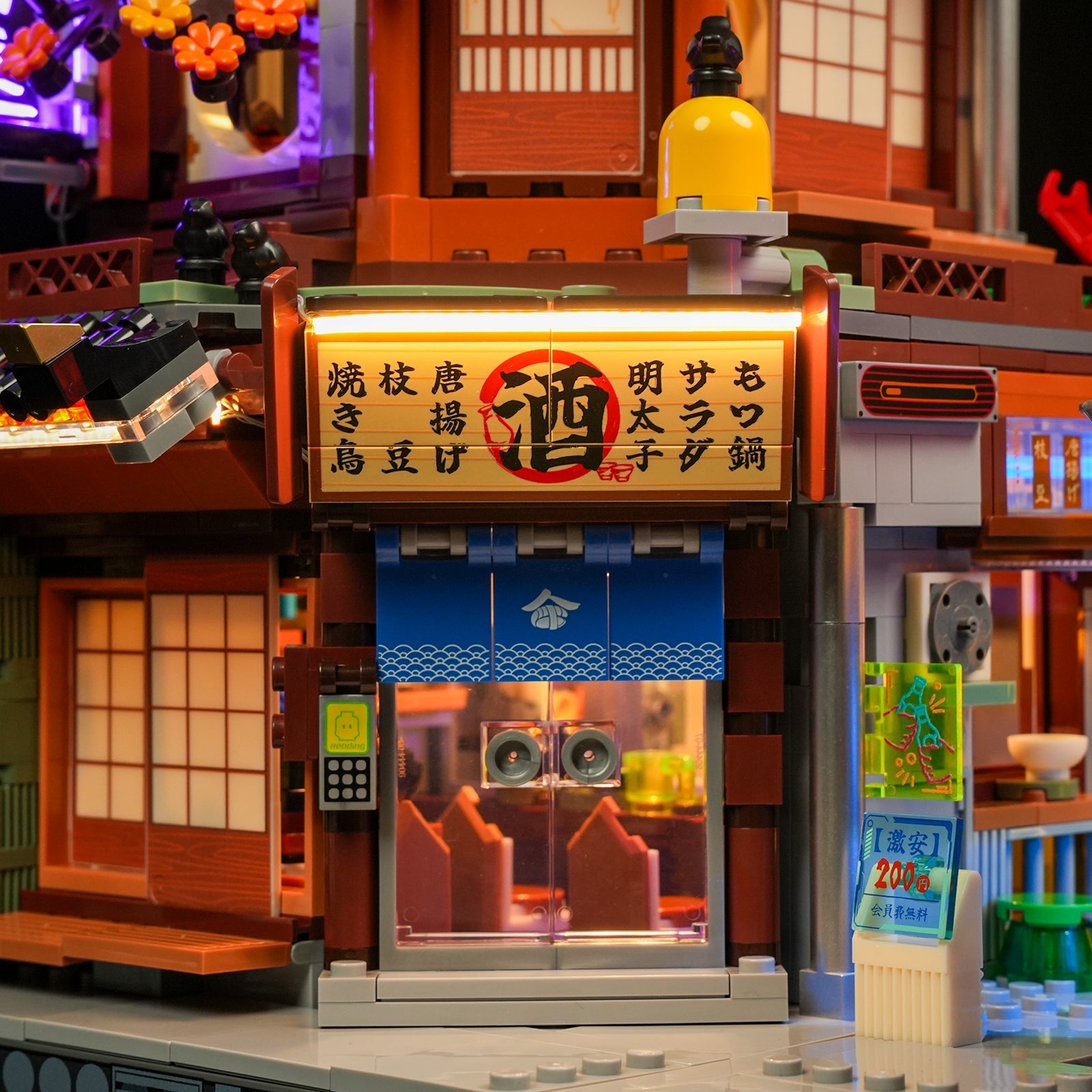 Lumibricks Izakaya 1987PCS - Building Block Toy - USA(Ship to USA)