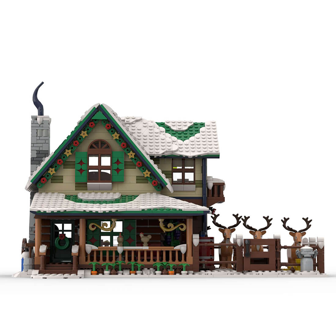 Winter Village Reindeer Ranch