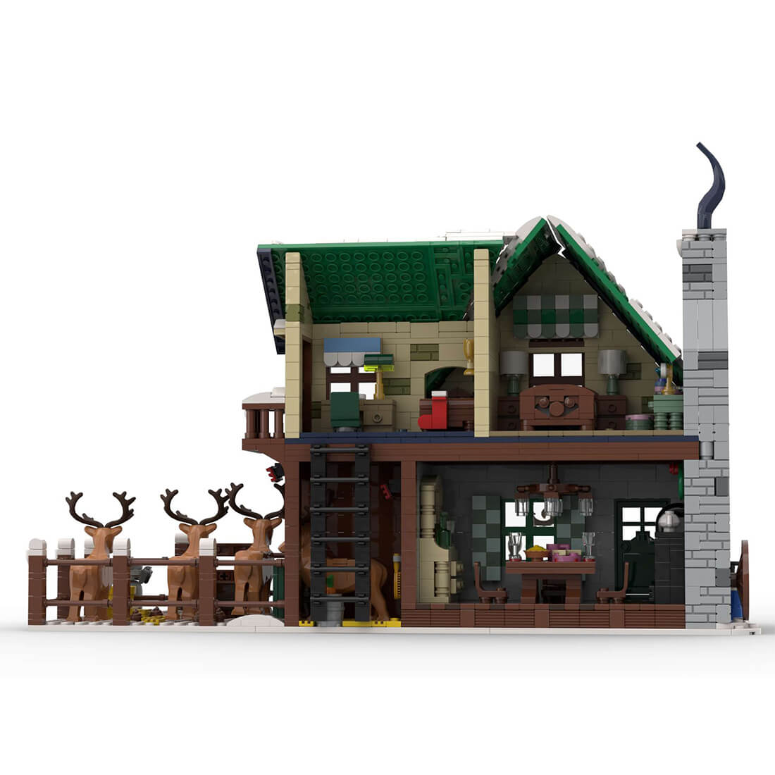 Winter Village Reindeer Ranch