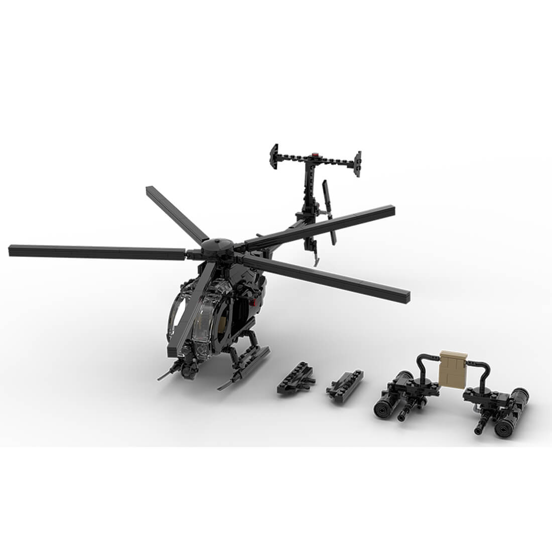 MH-6 Little Bird Military Helicopter
