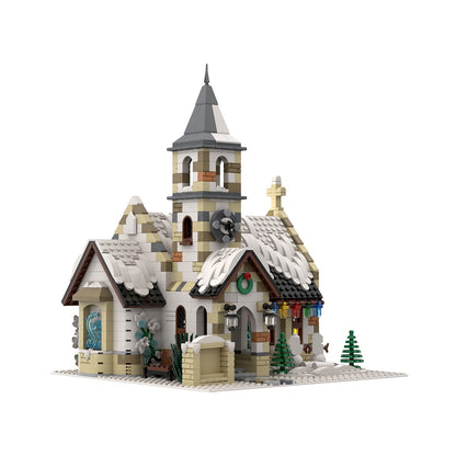 Winter Country Church