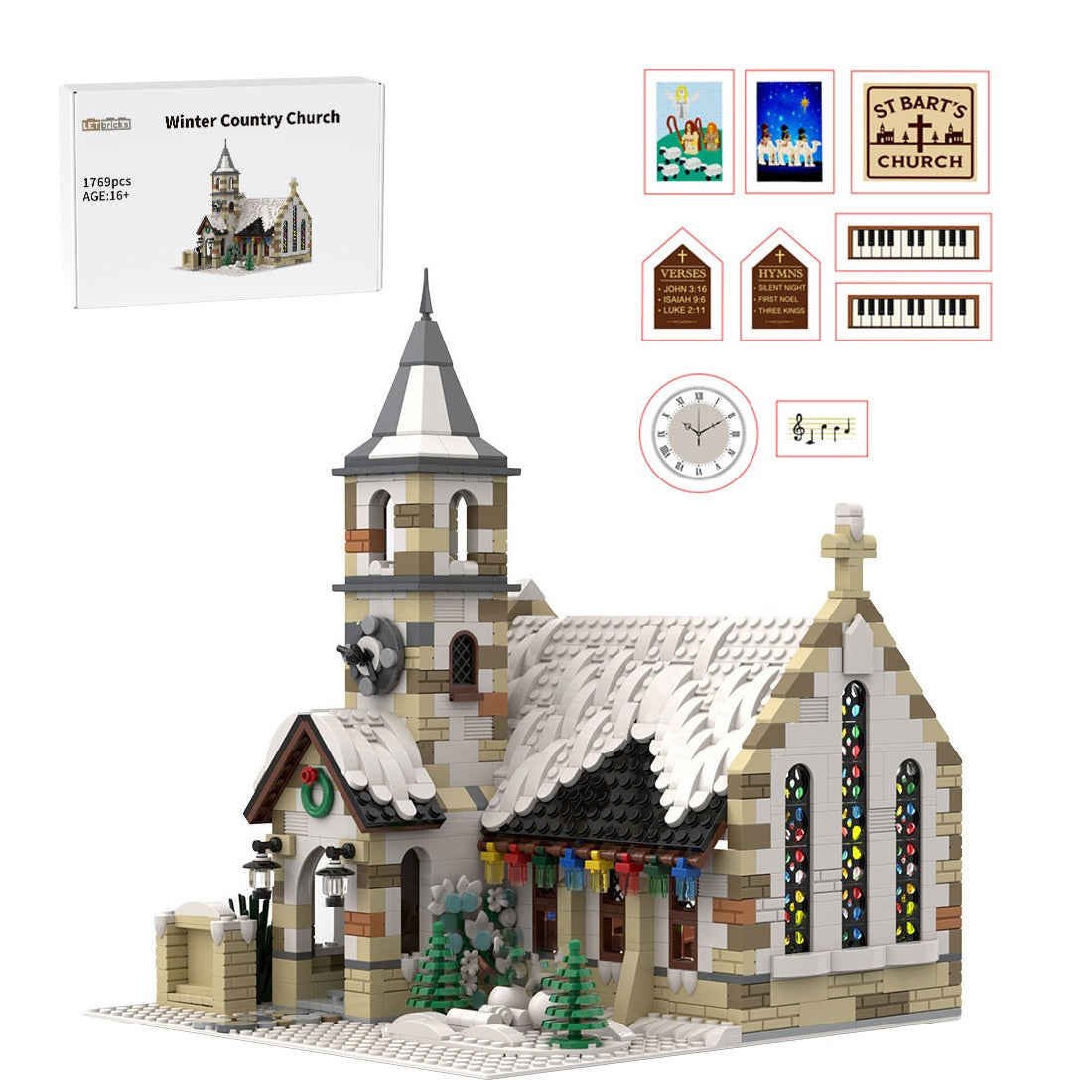 Winter Country Church