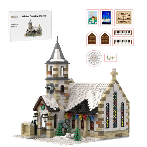 Winter Country Church