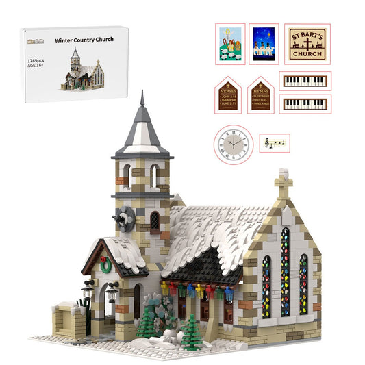 Winter Country Church