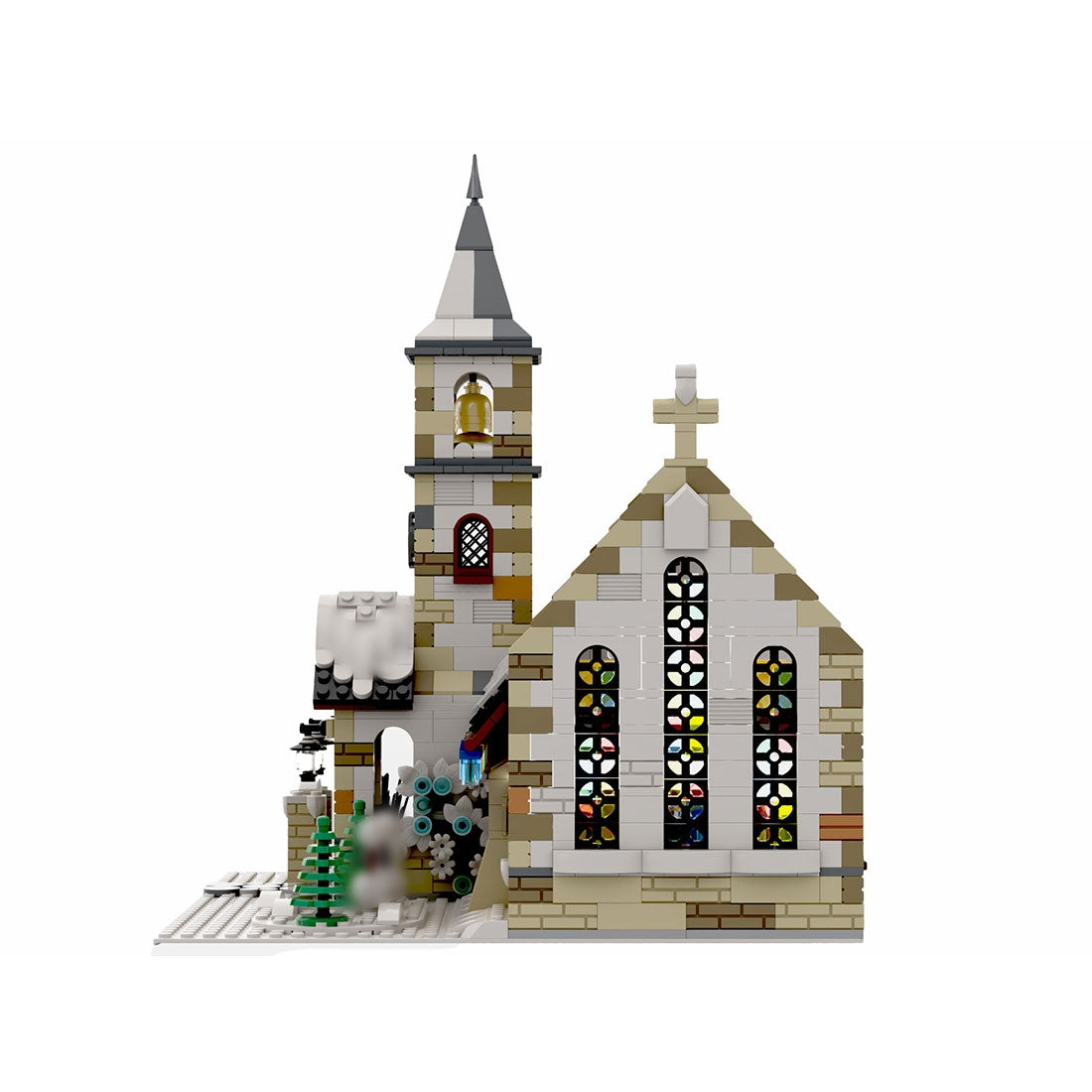 Winter Country Church