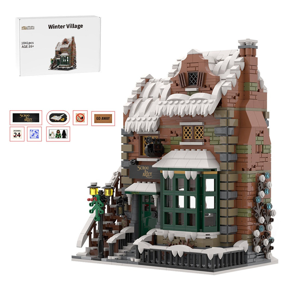 Winter Modular Christmas Snow Street