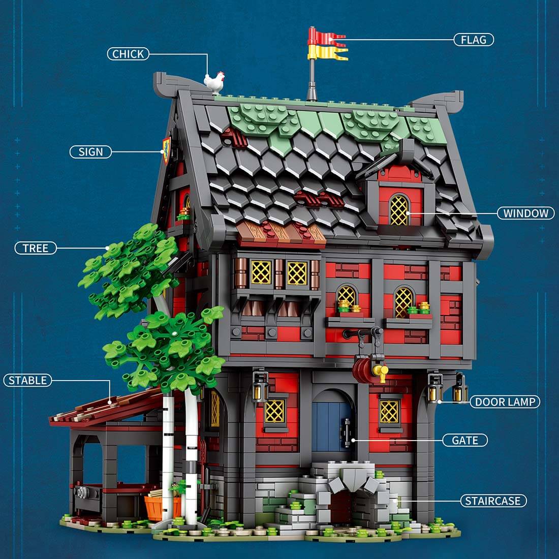 Medieval Guarded Inn