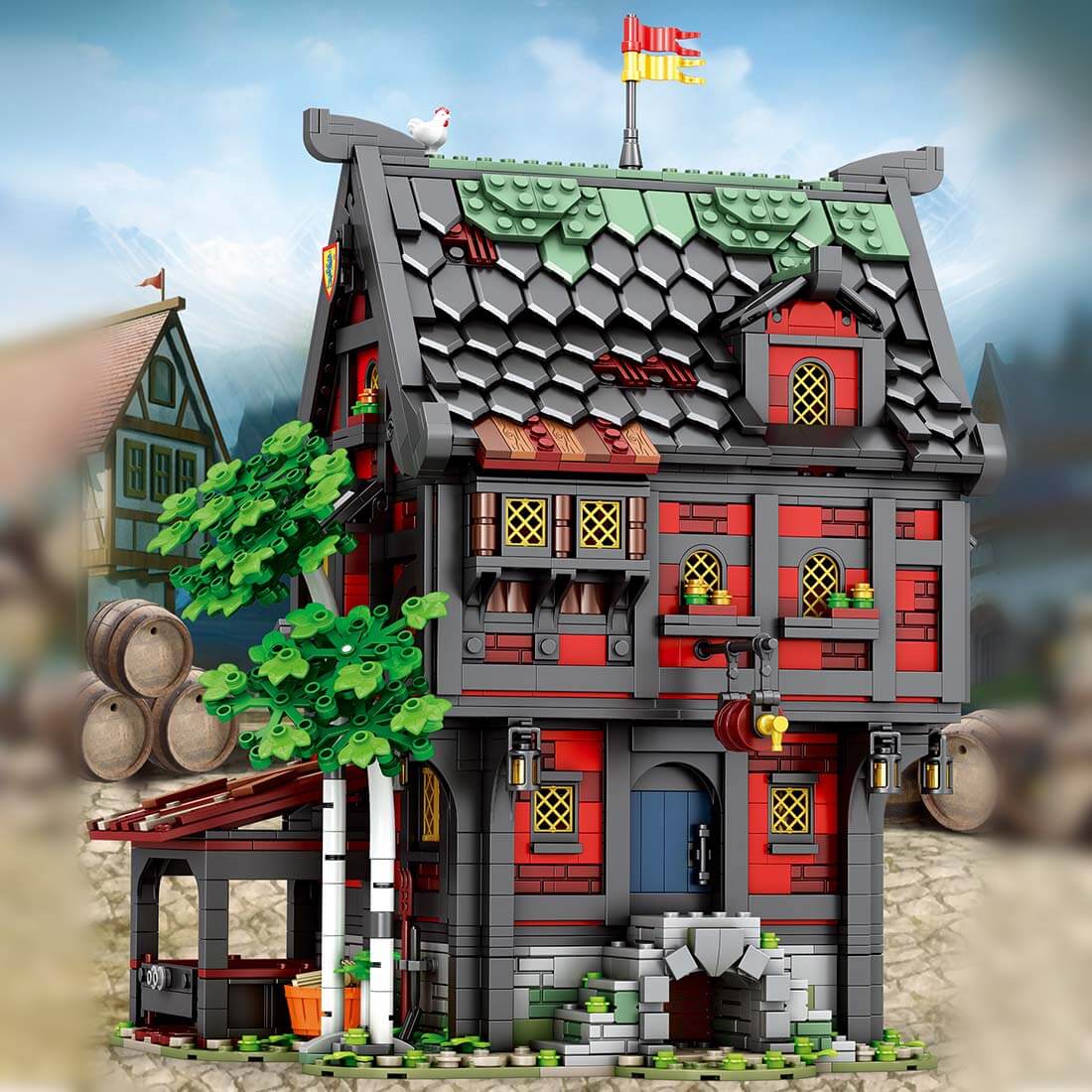 Medieval Guarded Inn