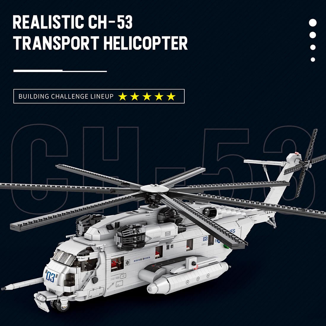 CH-53E Super Stallion 1:35 Scale Military Helicopter