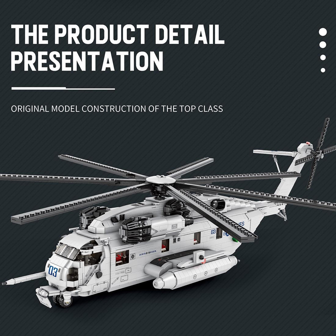 CH-53E Super Stallion 1:35 Scale Military Helicopter